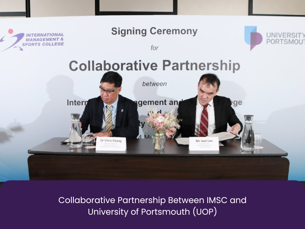 Collaborative Partnership Between IMSC and University of Portsmouth (UOP)