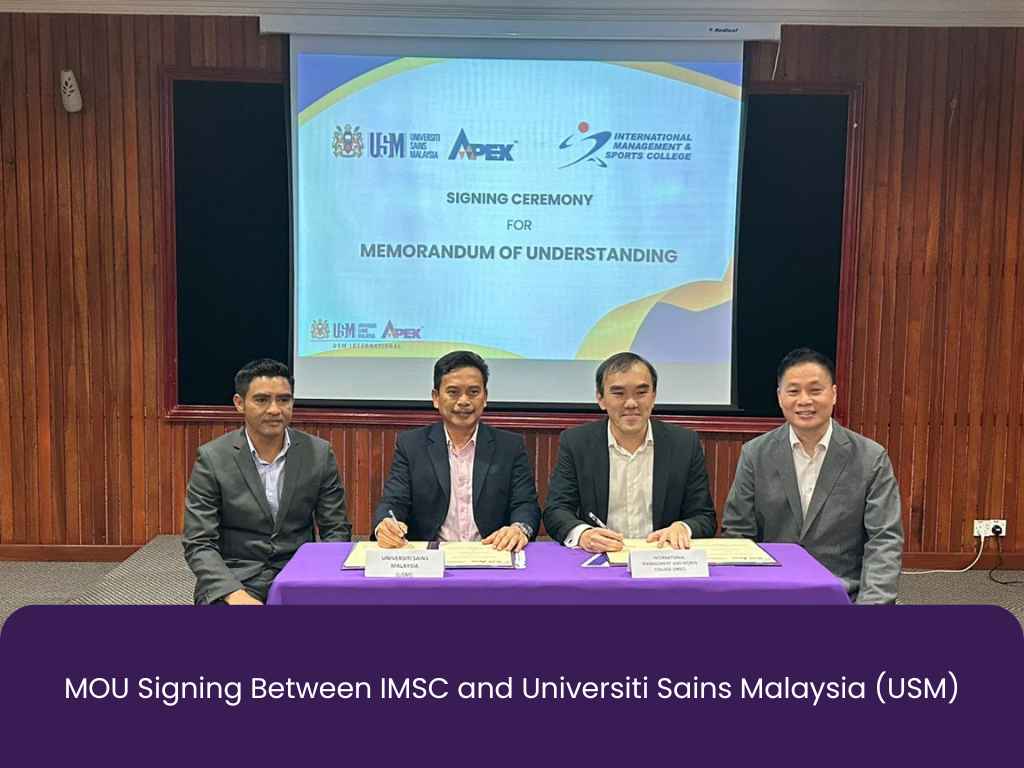 MOU Signing Between IMSC and Universiti Sains Malaysia Apex